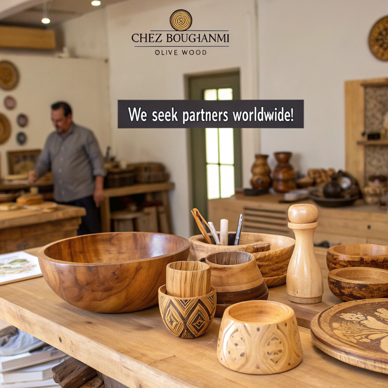 Welcome to Boughanmi Olive Wood – The Art of Olive Wood Craftsmanship